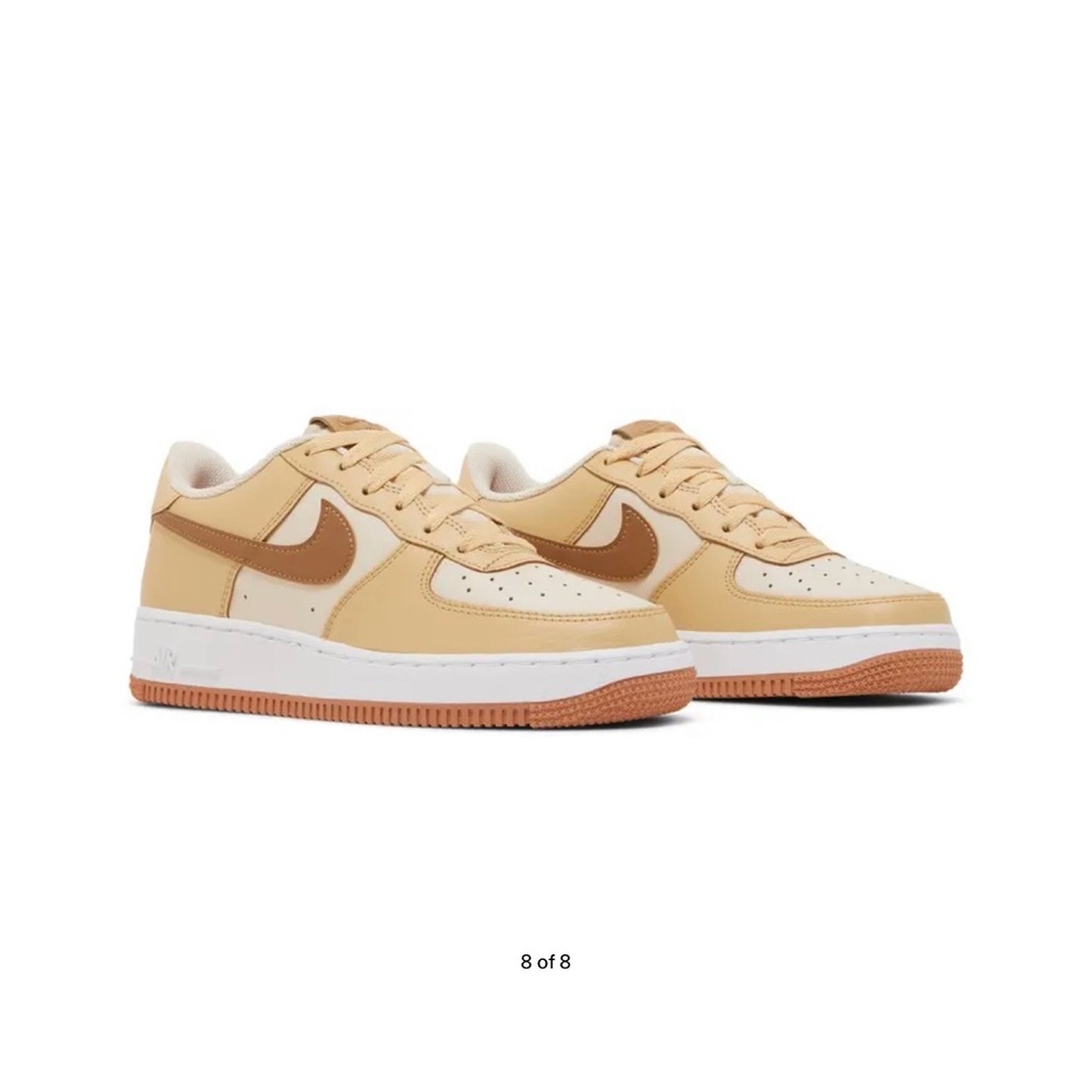 Nike Women’s Neutral Low-Top Sneakers in Cream and Brown